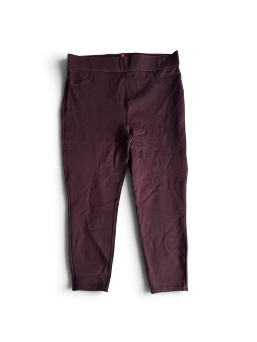 SPANX The Perfect Ankle Pants Women’s 3XL Purple Ponte Pull On Career Wear